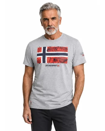 Tricou JPALM Gri (SZ2115H-GN) Barbati