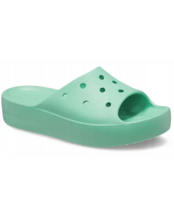 Saboti Femei, . Classic Platform Slide, Croslite, Verde