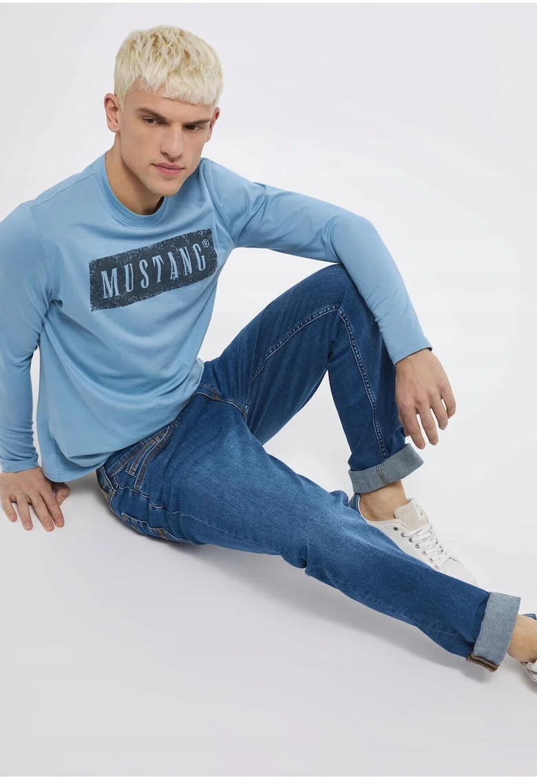 Blugi Barbati,  Washington, Slim Fit, Talie Medie, Albastru