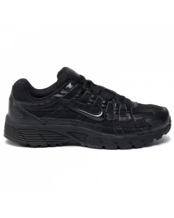 Pantofi sport cu insertii din plasa P-6000, Negru