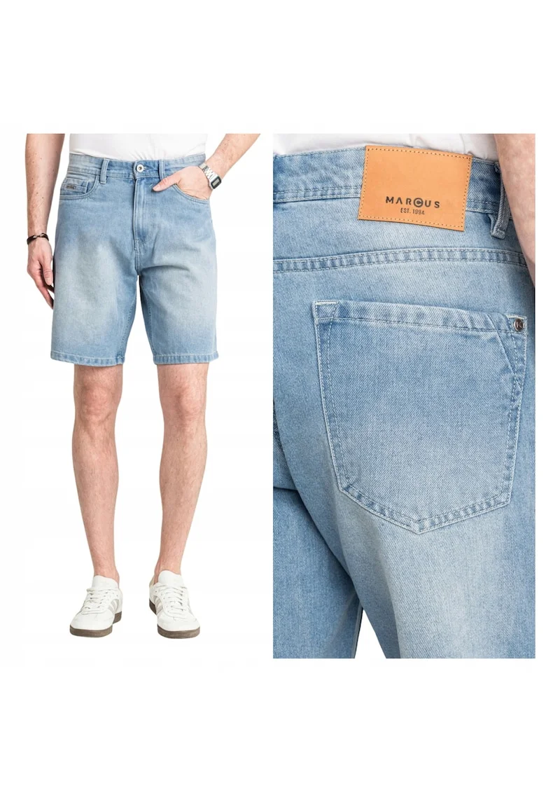Bermude din denim Justin, Albastru
