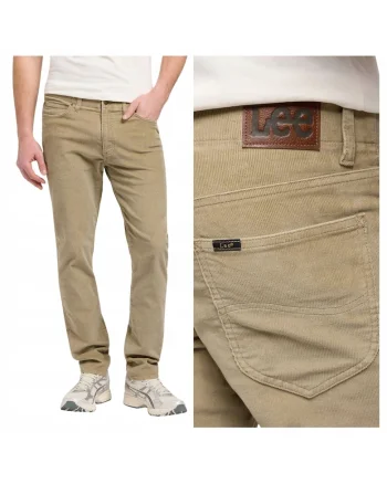 Pantaloni slim fit cu talie medie, Bej