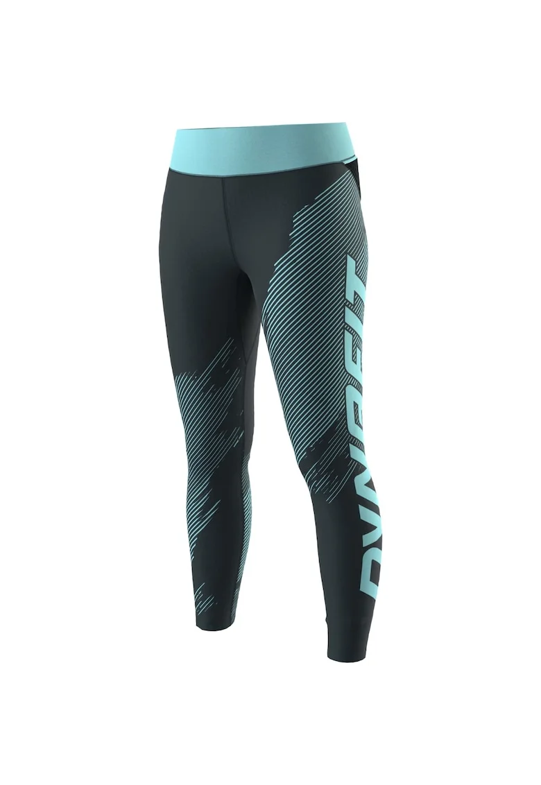 Colanti alergare dama  Ultra Graphic, Negru/Albastru