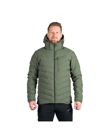 Geaca sport captusita pentru barbati SVETOVID, Verde