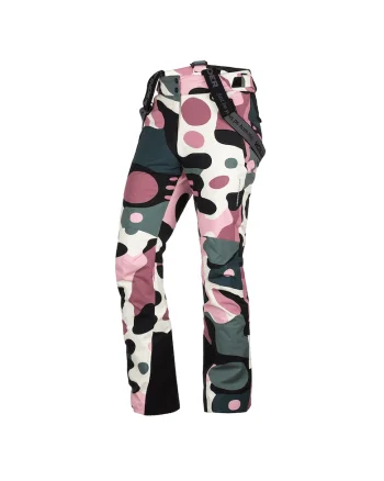 Pantaloni schi 2L 10K/10K dama Isabell L alloverprint
