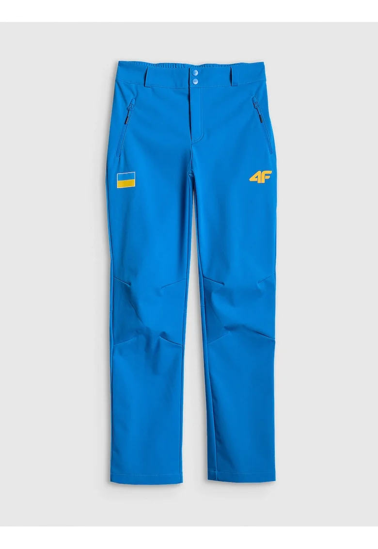 Pantaloni sport dama,  softshell, impermeabili, albastri
