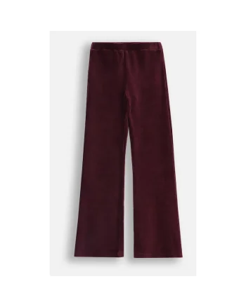 Pantaloni eleganti  ZC5122102AGJ-018, catifea, maro