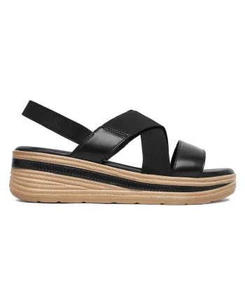 Sandale dama,  piele naturala negru