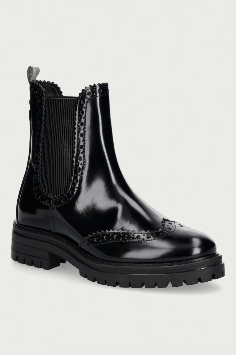 Barbour ghete scurte pentru femei din piele Fawne