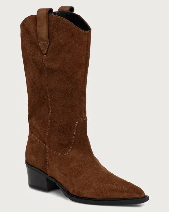 Vagabond Shoemakers cizme cowboy pentru femei din piele întoarsă KELSEY