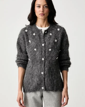 Silvian Heach cardigan pentru femei cu lână QUARLEN