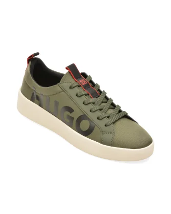 Pantofi sport HUGO verzi, 7984, din material textil