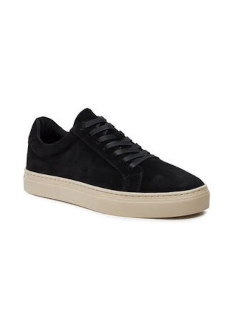 Pantofi sport barbati  302787111, Piele naturala, 46 EU, Negru