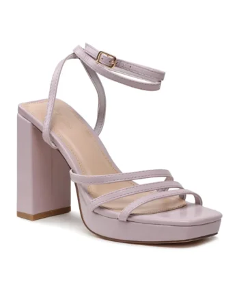 Sandale dama,  302872091, Lila, Piele ecologica, Lila