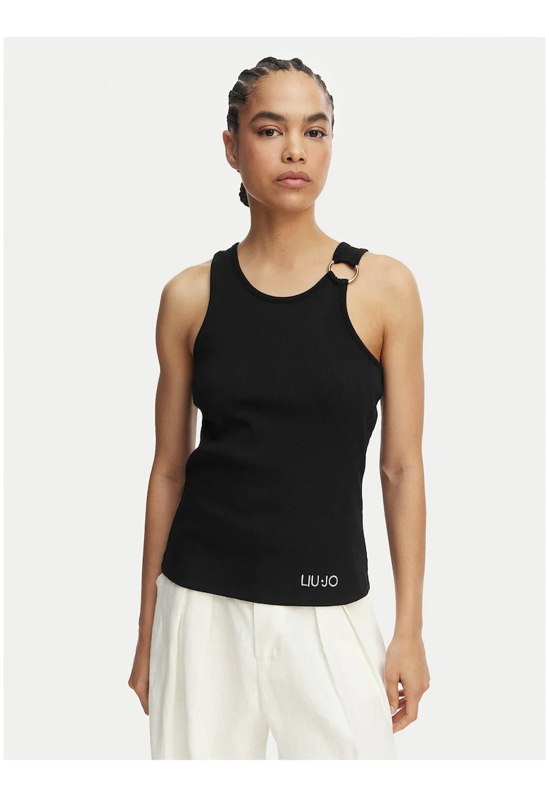 Top dama  negru casual, Negru