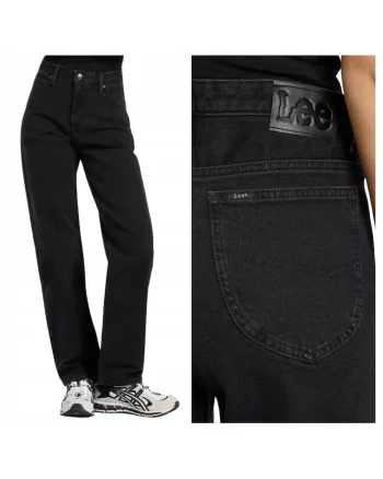 Blugi slim fit cu talie medie Rider, Negru