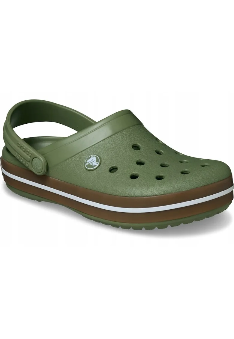 Saboti  Crocband Gum Clog, Verde, Sintetic, Rezistent la apă, Respirabil,