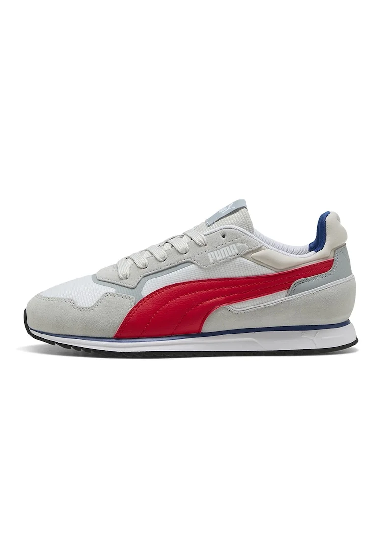 Pantofi sport Softride St Miler cu garnituri de piele intoarsa, Rosu/Gri
