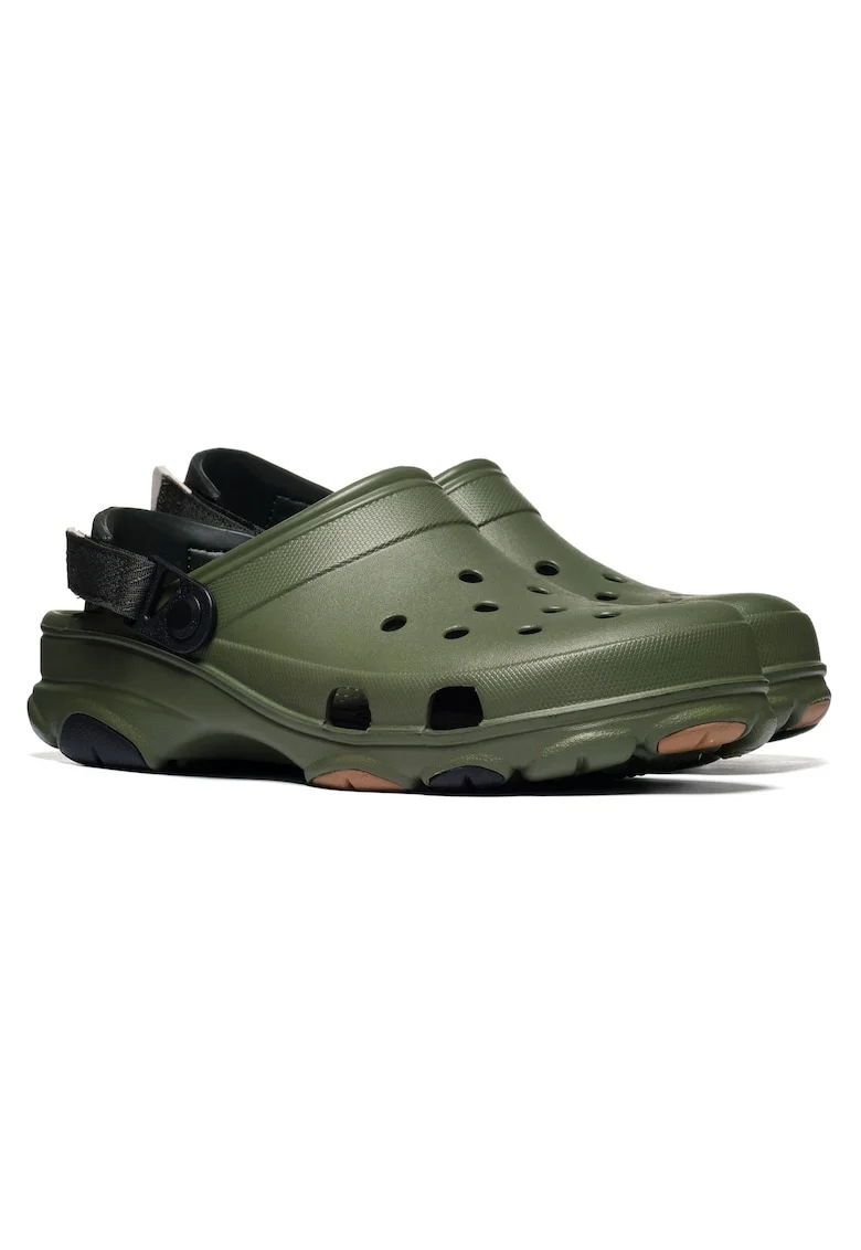 Papuci  All Terrain, verzi, sintetic, pentru dama
