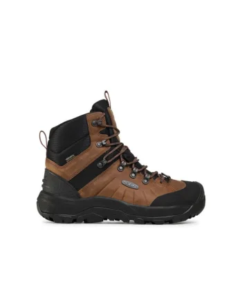 Ghete sport barbati  Revel IV Mid Polar, piele naturala, maro