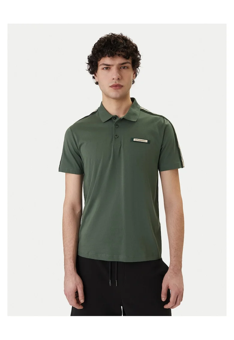Tricou barbati,  bumbac, verde inchis