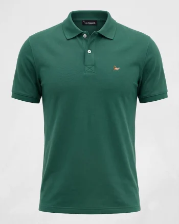Tricou cu guler, Verde inchis