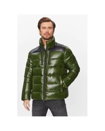 Geaca barbati,  303324186, Nylon, Verde, Verde