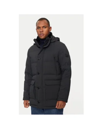 Geaca barbati,  304694998, Poliester, Negru, Negru