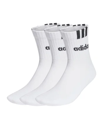 Set de sosete scurte unisex, cu logo - 3 perechi, Alb