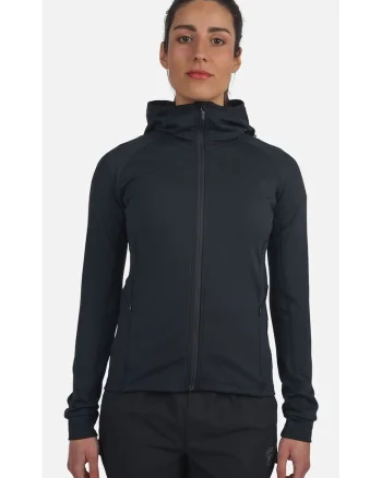 Bluza dama  Mid layer Thin FZ, negru, Negru