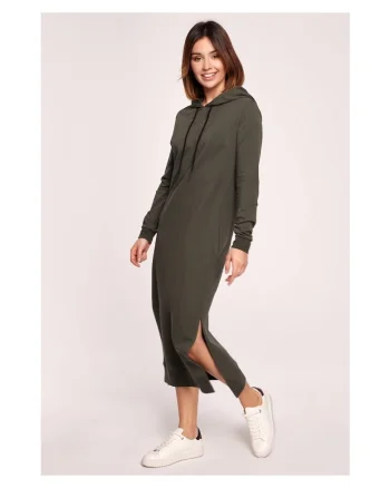 Rochie pulover pentru femei Gyon B197 verde militar, Verde