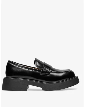 Mocasini dama  5905588327455, Piele naturala, Negru, Negru