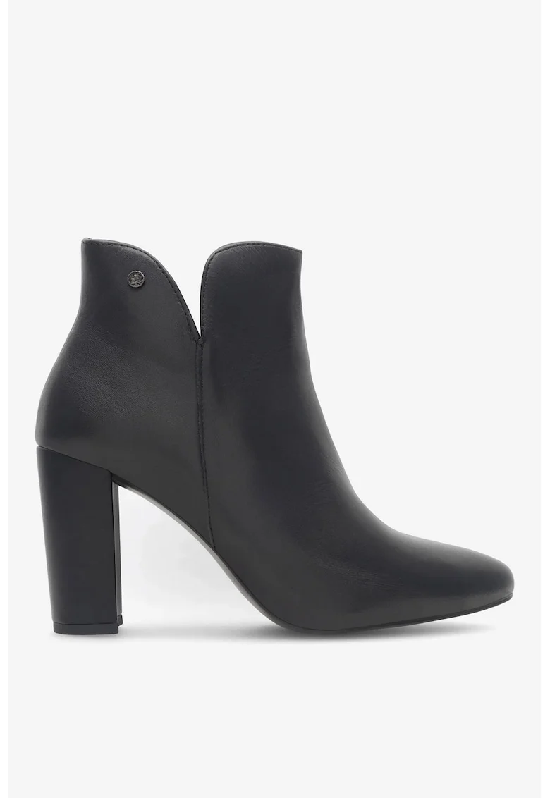 Ghete dama  5905588008545, Piele naturala, Negru, Negru