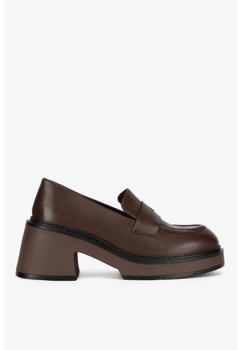 Pantofi dama  5905588991168, Piele naturala, Maro, Maro