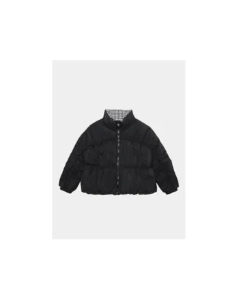 Geaca fete,  303211943, Poliester/Nylon, Negru, Negru