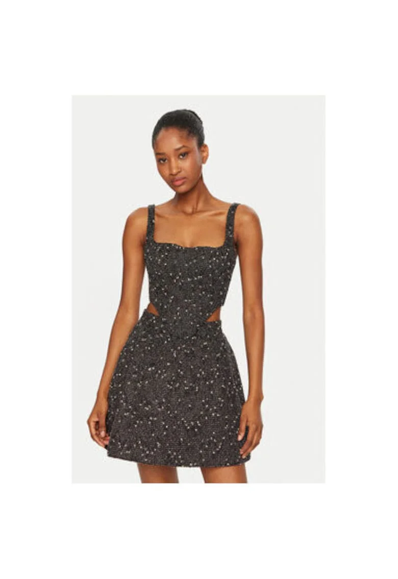Top dama,  304921193, Poliester/Bumbac, Negru, Negru