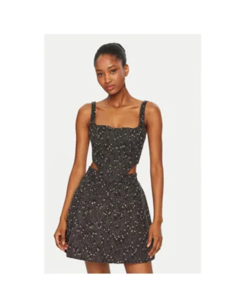 Top dama,  304921193, Poliester/Bumbac, Negru, Negru