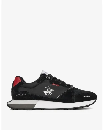 Pantofi barbati  5904862883991, Textil, Negru, Negru