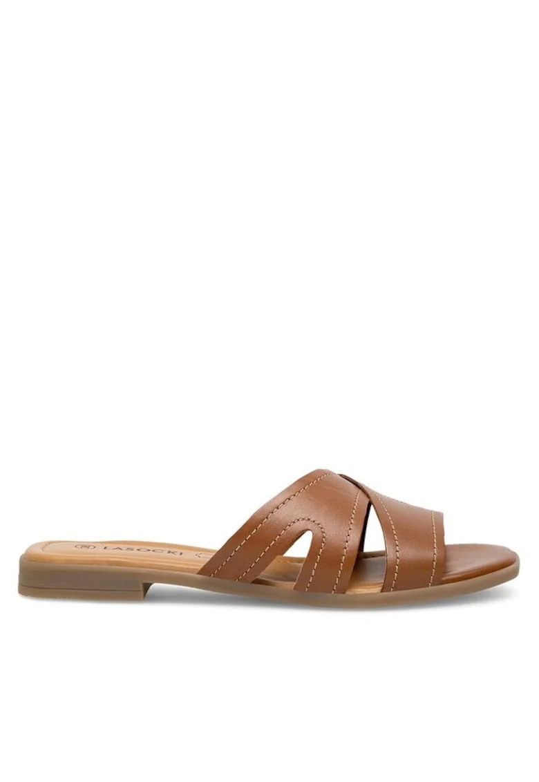 Sandale dama,  590558842108536, Piele naturala, Maro