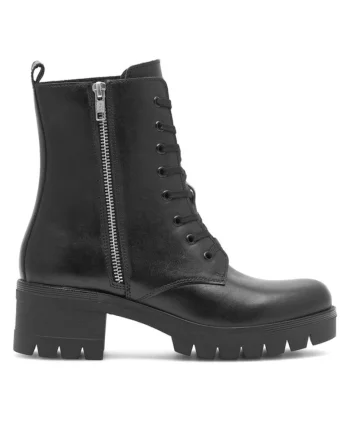 Botine dama,  590486294971038, Piele naturala, Negru