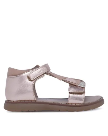 Pantofi copii, 80942,  Piele naturala, Auriu