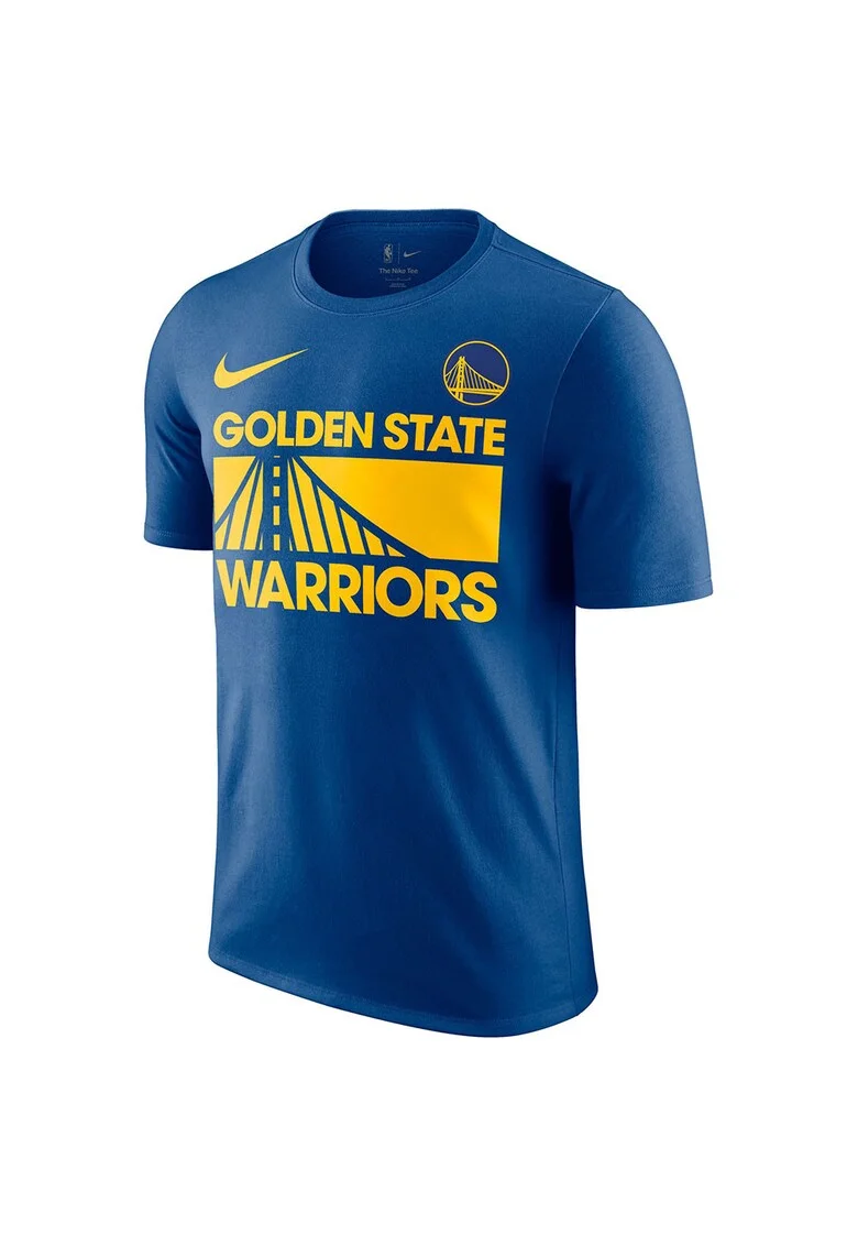 Tricou sport  Golden State Warriors, bumbac, albastru