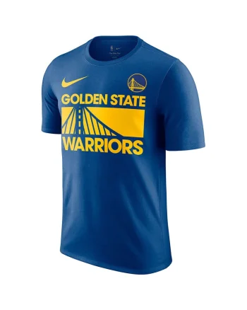 Tricou sport  Golden State Warriors, bumbac, albastru