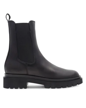 Botine dama,  590558818150740, Piele naturala, Negru