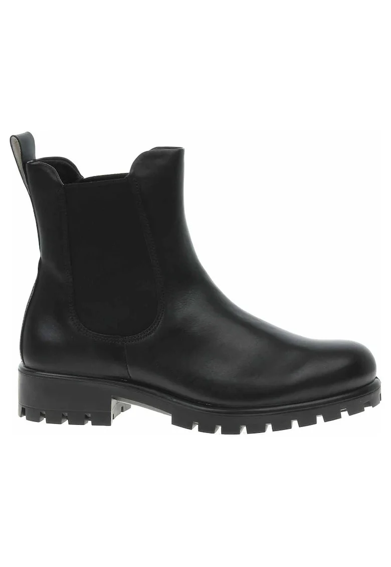 Botine dama,  Piele, Negru1