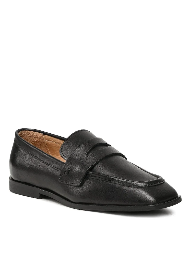 Pantofi dama,  5904862793566, Piele naturala, Negru, Negru