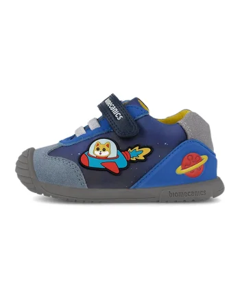 Pantofi sport cu model cosmic, Rosu/Galben/Albastru