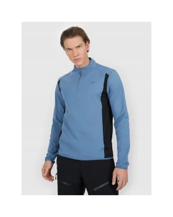 Bluza sport barbati, Negru/Albastru