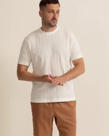 Tricou Barbati Palma Club Tesatura Bumbac, Alb