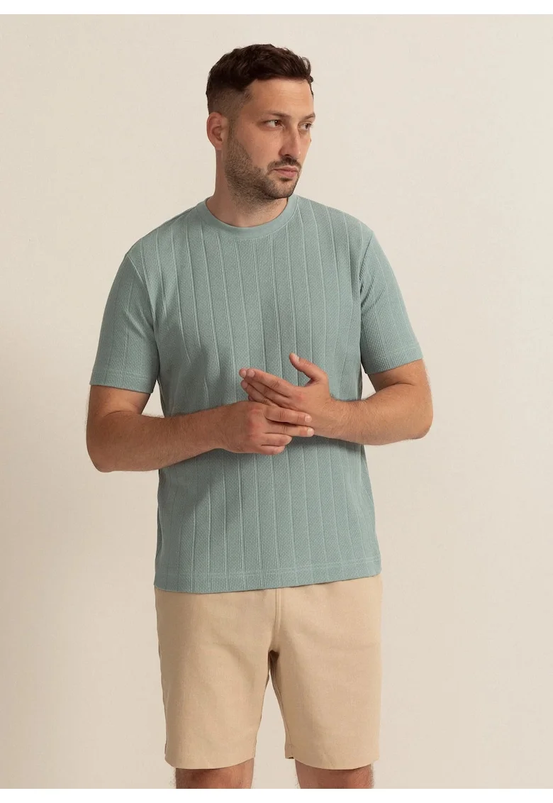 Tricou Barbati Palma Club Tesatura Bumbac, Verde pal